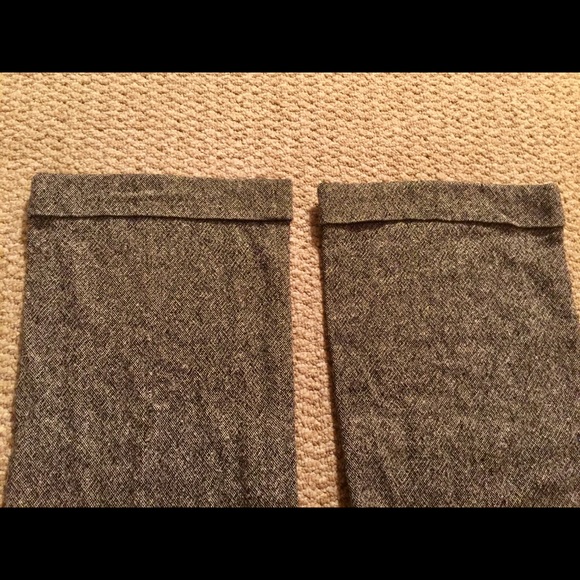 NWOT Express Herringbone Wide Leg Cuffed Wool - Picture 6 of 6